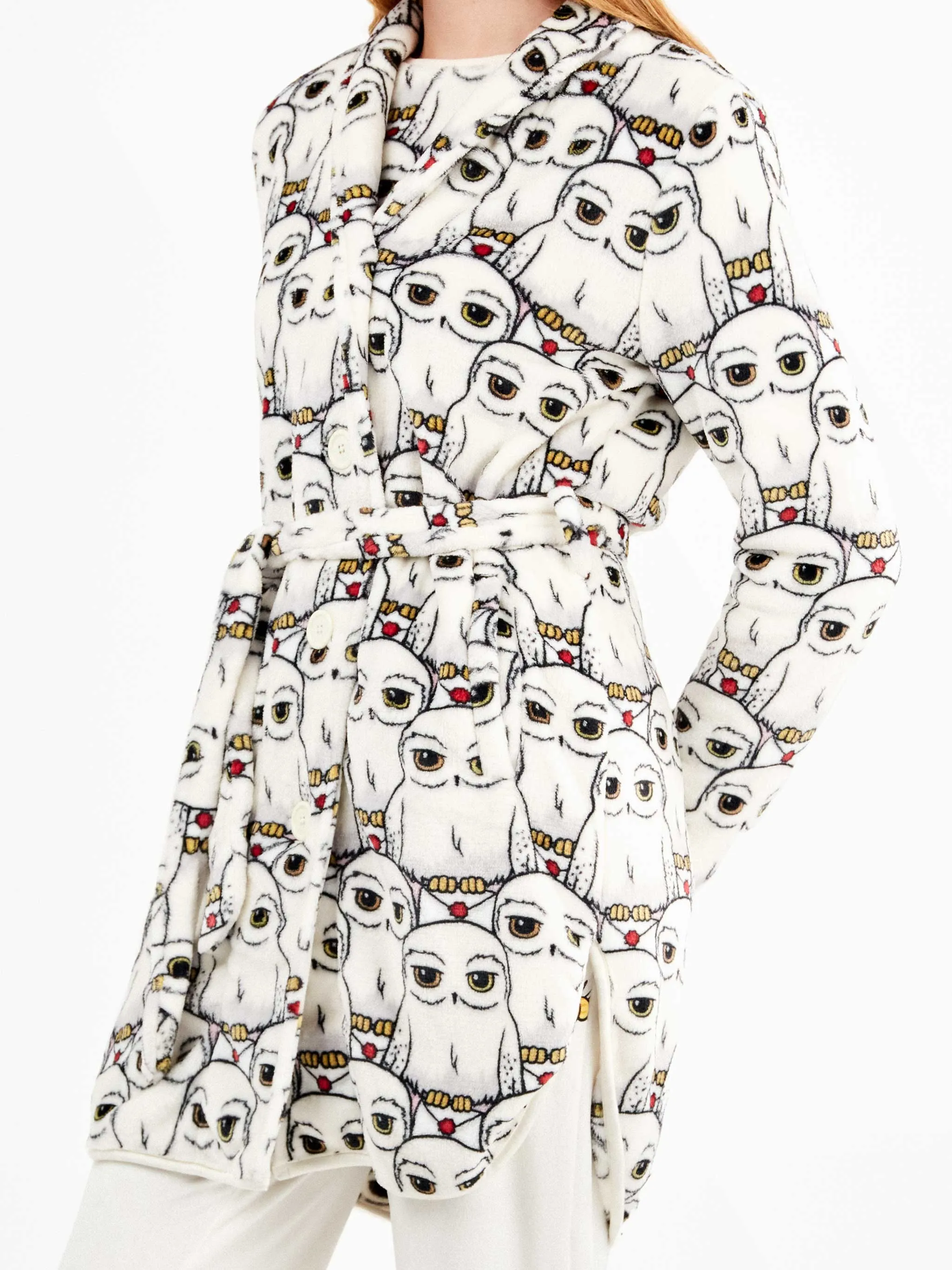 Bata Harry Potter ajustable cintura estampada en polar elástico - Image 3