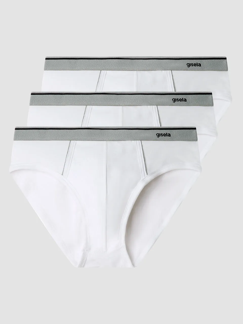 Slip cintura elástica con logotipo, de algodón hipoalergénico - Image 5