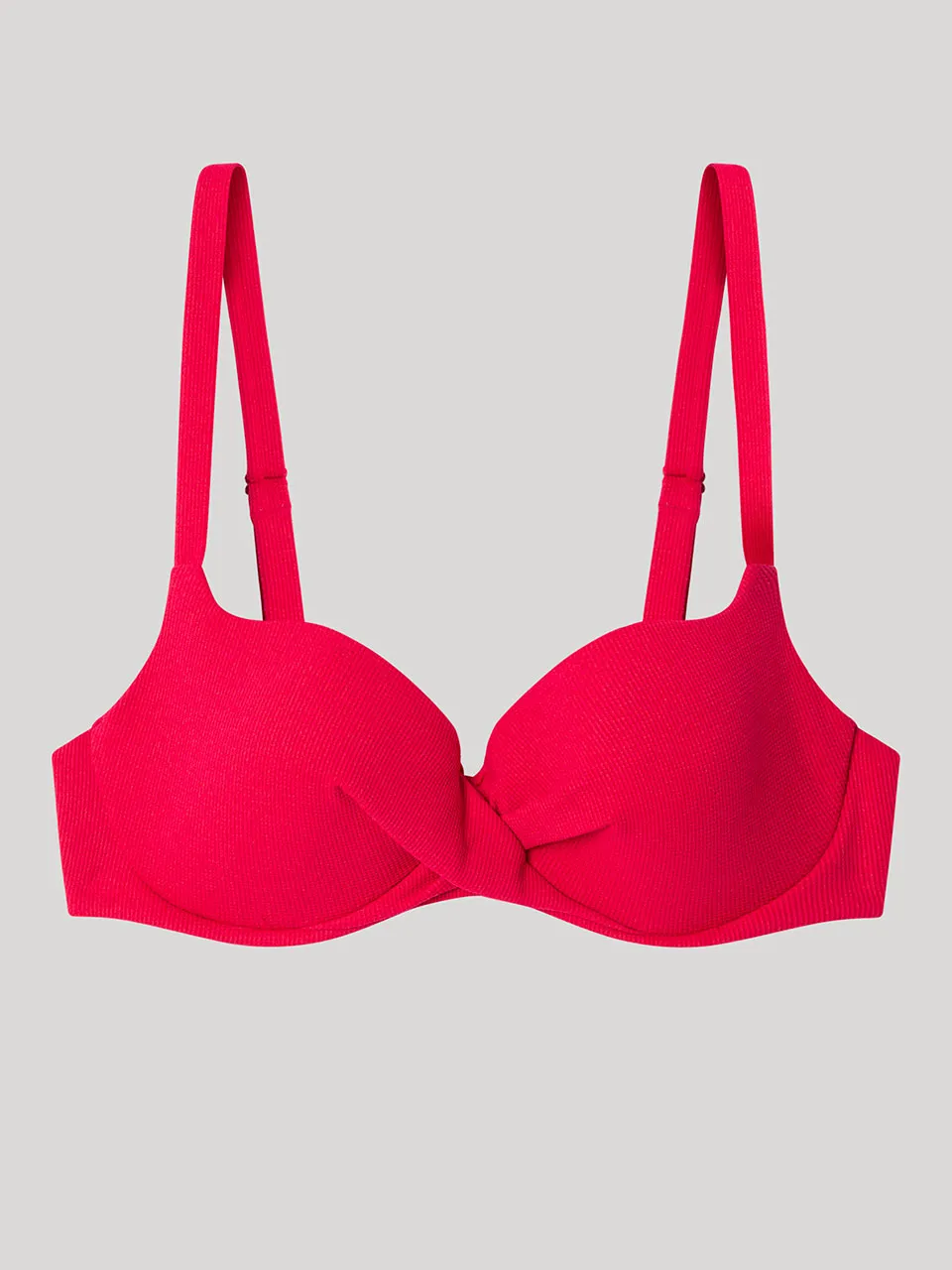 Top bikini con aro, foam, cruce en escote y tejido de estructura - Image 5
