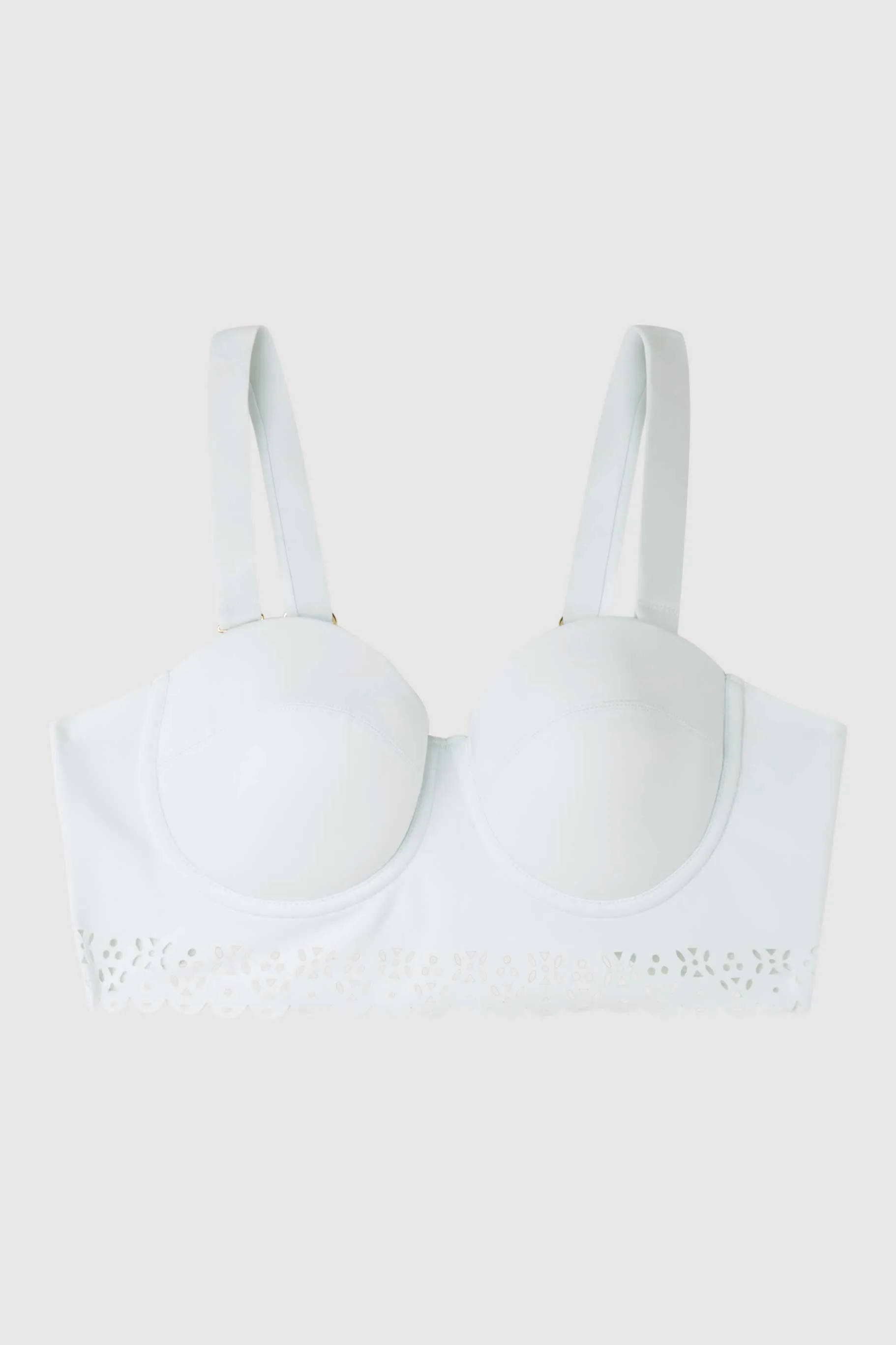 Top bikini bandeau con aro y foam copas B y C - Image 6