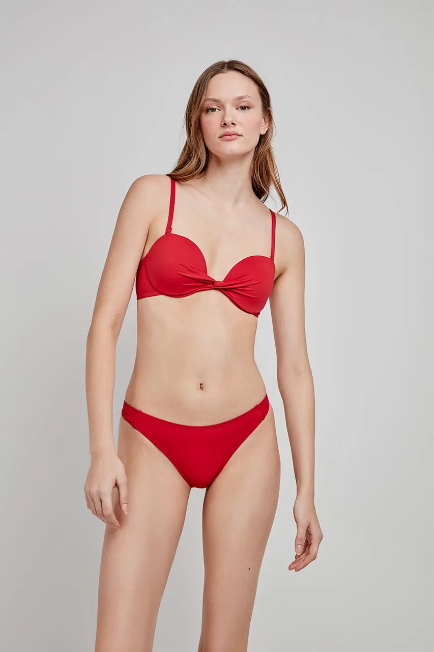 Top bikini bandeau desmontable multiposición con aro y foam - Image 5